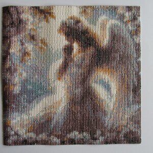 Praying Angel Finished Diamond Art Item #3312025
